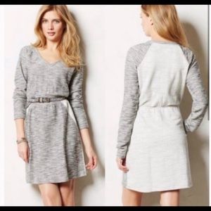 Saturday/Sunday Two Tone Grey Long Sleeve Dress